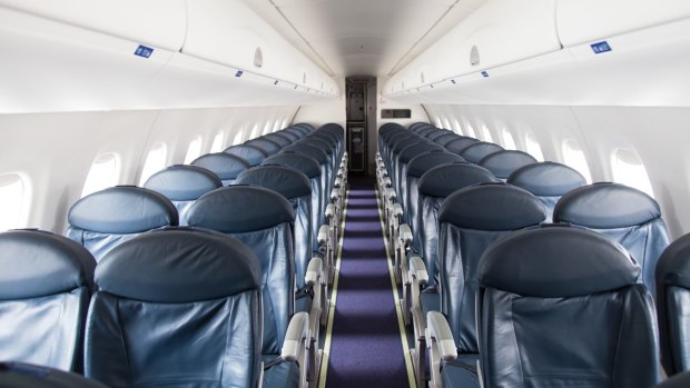 A woman got an entire plane to herself after a booking mix-up.