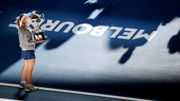 Showpiece: Caroline Wozniacki's gripping victory in the women's singles final showed the Australian Open at its finest.