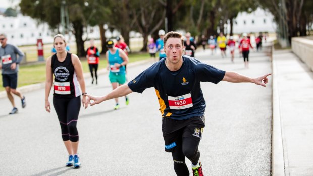 Karl Schubert participated in the 14km at The Canberra Times Fun Run.