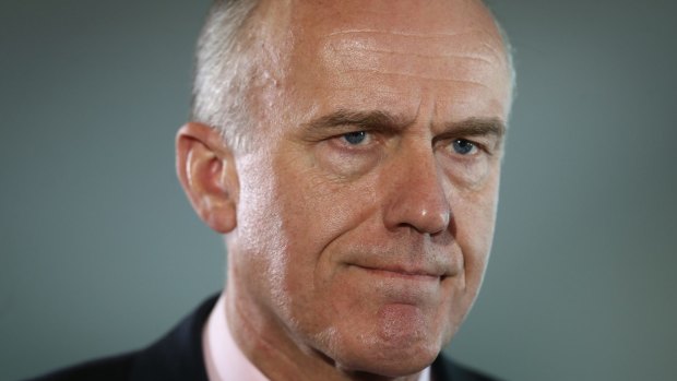 Not happy: Liberal senator Eric Abetz.