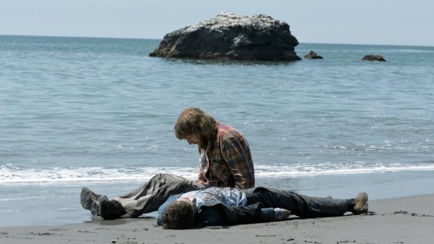 Paul Dano and Daniel Radcliffe find themselves washed up on a deserted island in <i>Swiss Army Man</i>.
