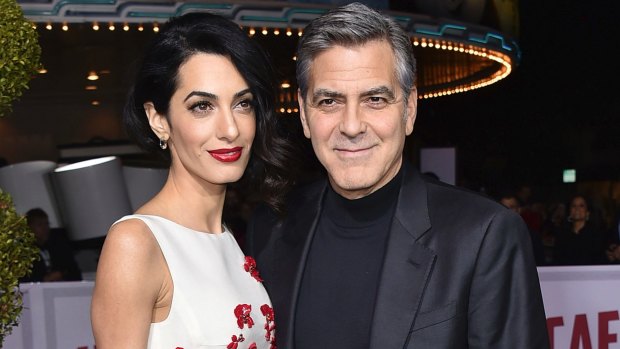 George and Amal Clooney started their foundation last year.