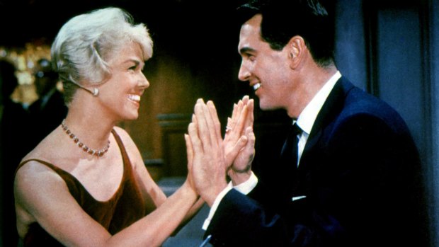 Doris Day and Rock Hudson in <i>Pillow Talk</I> (1959), directed by Michael Gordon.
