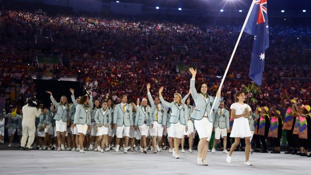 For the first time there were more women in the Australian Olympic team than men.