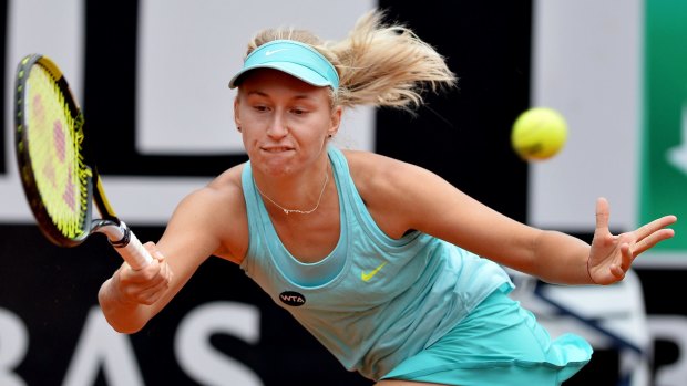 Rising star: Russian-born Daria Gavrilova is emerging as Australia's best female tennis player.