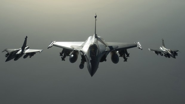 French Rafale fighter jets have been deployed to Syria, where France has attacked Islamic State targets in Raqqa.