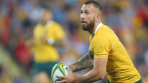 Out: Quade Cooper has been pulled from Australia's starting side for their match against France. 