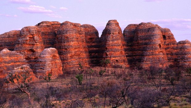 Purnululu National Park' beehive-like Bungle Bungle Range was "discovered" only in 1983.