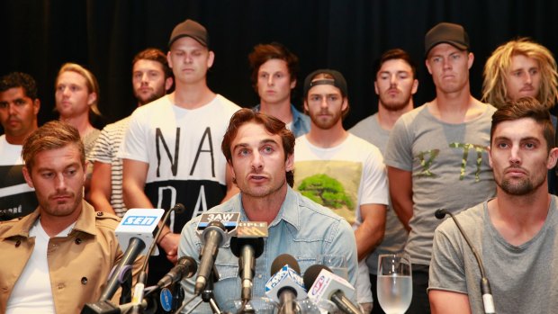 Jobe Watson and others spoke publicly when they were initially cleared.