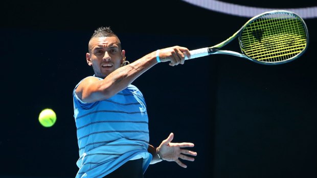 On the rise: Nick Kyrgios.