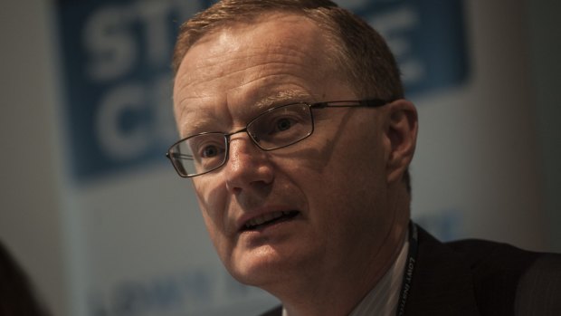 Reserve Bank Governor Phillip Lowe has pointed the finger at business for the lack of wage growth.