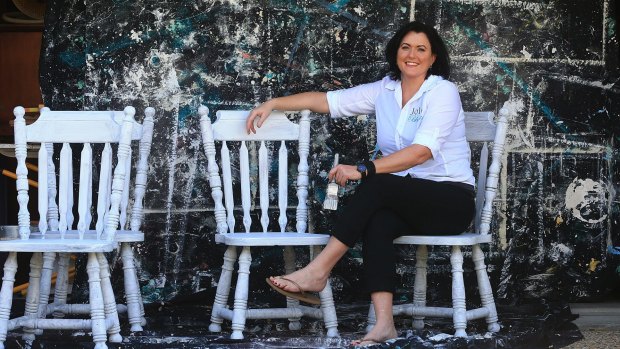 Danielle McDonald buys second hand furniture and restores it for profit.