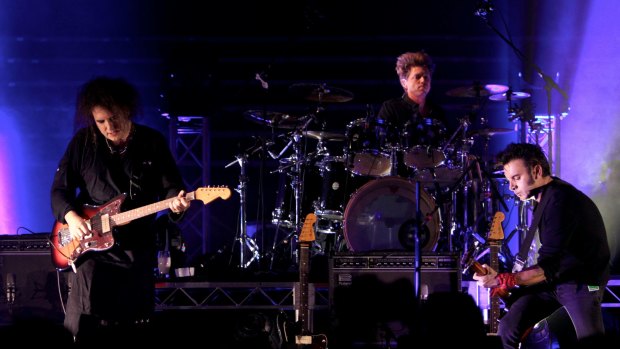 The Cure during the sound check at  the Opera House in 2011. They will headline Splendour in the Grass in 2016.