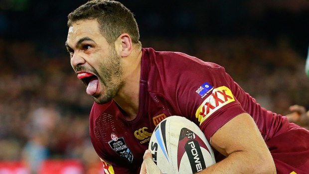 Obvious choice: Greg Inglis will likely fill the fullback role for Queensland this season.