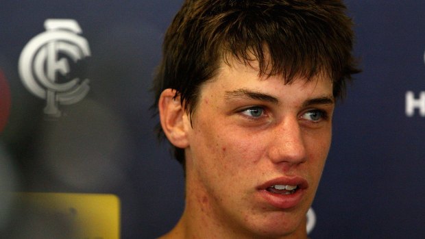 Flashback: Matthew Kreuzer after being drafted in 2007.