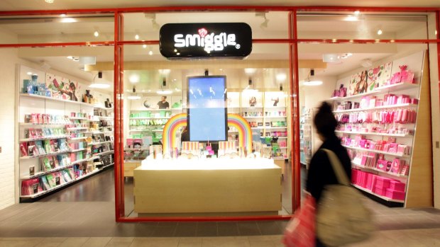 Smiggle's total sales are up more than 80 per cent over the past two years.