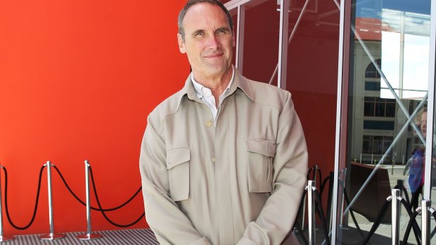 Writer and restaurant reviewer A.A. Gill in Hobart in 2014. 