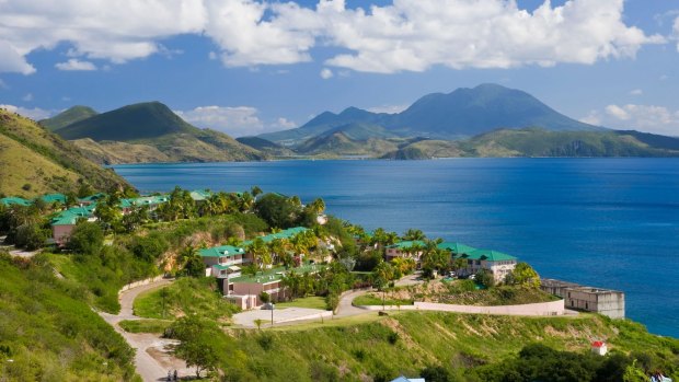 Frigate Bay, southeast of Basseterre, St. Kitts, Leeward Islands, West Indies, Caribbean.