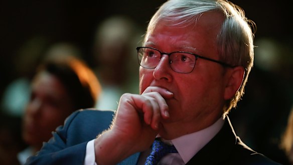 Former prime minister Kevin Rudd.