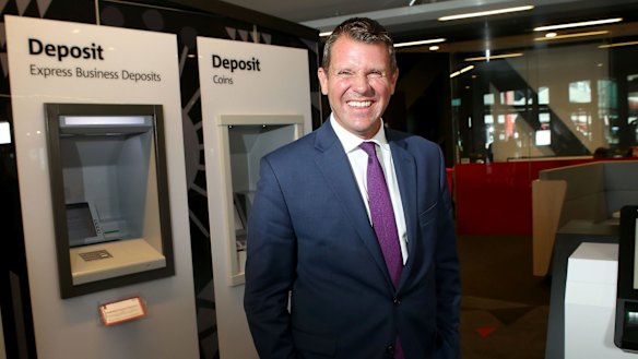 Former premier Mike Baird is now an executive at the National Australia Bank.