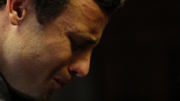 'Broken': Oscar Pistorius is reportedly struggling to cope with his incarceration.