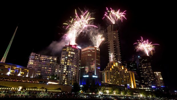 Fireworks will make Melbourne's CBD sparkle on NYE.
