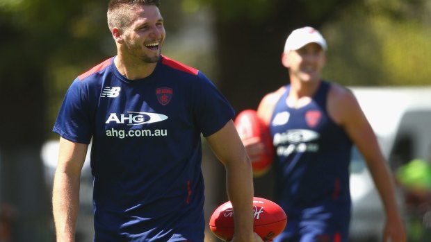 Demon dream: Jesse Hogan is hoping to take his game to "another level" this season.