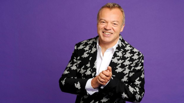 Graham Norton is all about cultivating an atmosphere of controlled chaos.