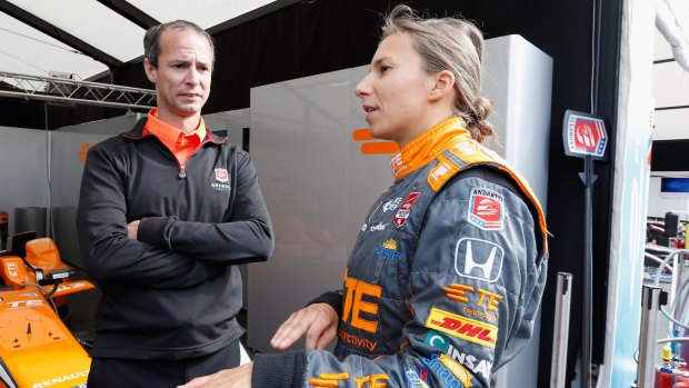 Bathurst-bound: Swiss driver Simona de Silvestro will race at Mount Panorama in October.