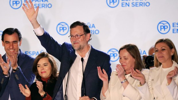 Spanish Prime Minister Mariano Rajoy faces weeks of negotiations to hold onto government.