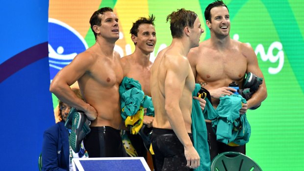 Australia missed out on a medal in the men's 100m freestyle relay final in Rio.