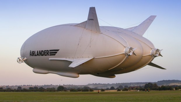 The airships are much slower than planes, flying at a maximum of 130 kilometres per hour.