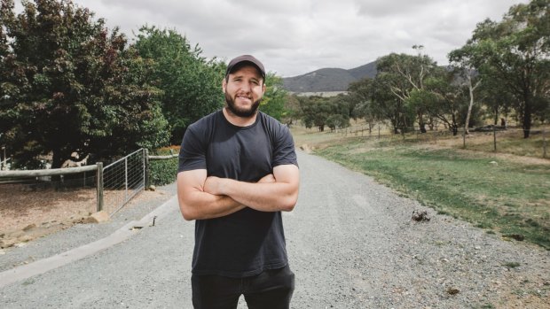 Brumbies player Ben Alexander has been one of the testers for the drone delivery service Project Wing. 