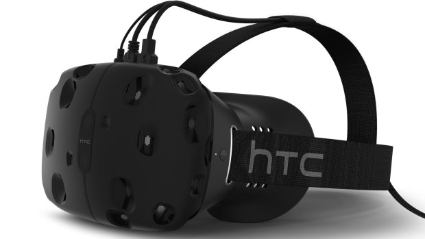 The HTC Vive.