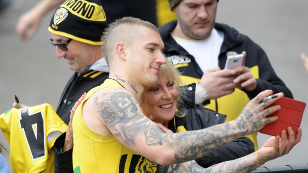 Richmond fans have been in a state of frenzy since they won through to a preliminary final. 