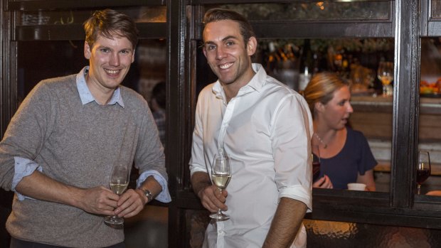 Banjo Plane (left) and Tom Walenkamp: Making wine selection simpler.