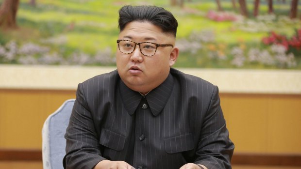 North Korean leader Kim Jong-un who is building a nuclear arsenal and has threatened to send more "gift packages" to the US.
