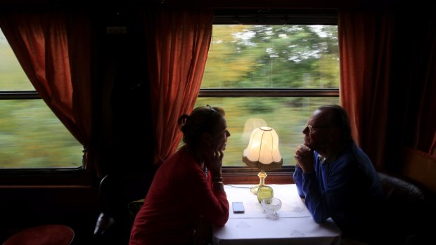 A slow train journey can be a great way to see the country if you're not in a hurry. 