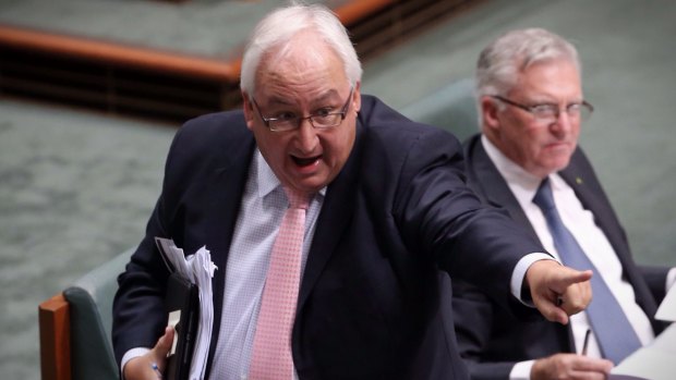 Labor MP for Melbourne Ports Michael Danby in Parliament.