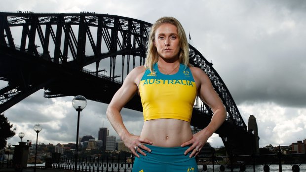Sally Pearson is getting into Olympic shape