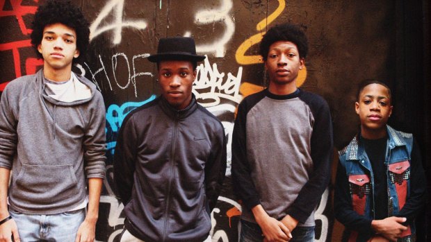 The main characters in Baz Luhrmann's new Netflix series, <i>The Get Down</i>.