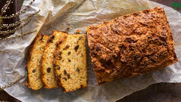 One slice is enough: carrot and cumin bread.