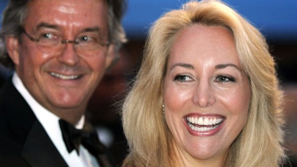 Former CIA officer Valerie Plame, right, and her husband former ambassador Joseph Wilson in 2006.