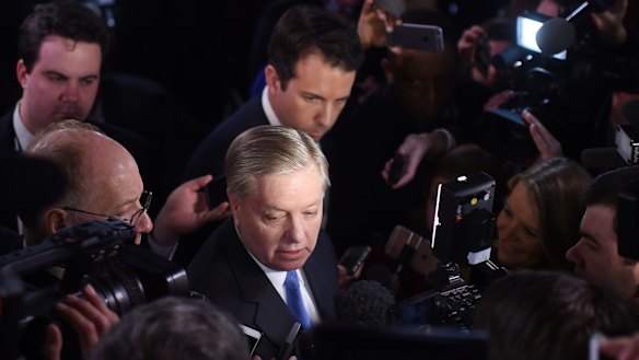 US Senator Lindsey Graham moved to defend Trump. 