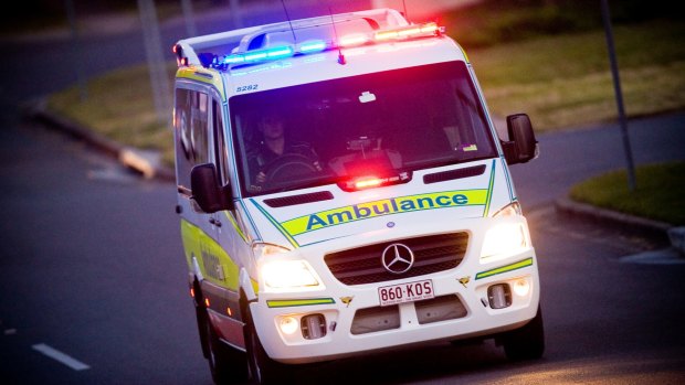 A rollover at a private airfield has left three men injured.