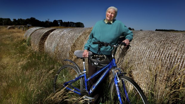 Octogenarian Shirley Boyle will be the oldest rider in the  Great Victorian Bike Ride this weekend.