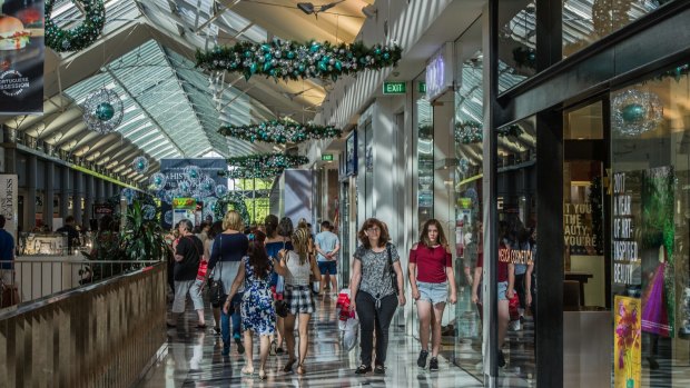 Canberrans are expected to shopping from 8am to 7pm at the Canberra Centre. 
