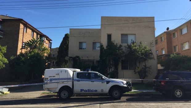 Police have taped off the apartment block on Waratah Street in Cronulla, where a pregnant teen was kicked in the stomach.