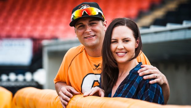 Canberra Cavalry veteran Brian Grening has followed his heart back to the capital with wife Cassie for a sixth season.