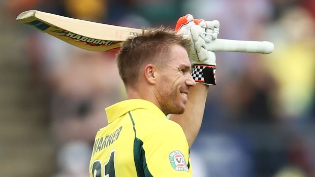 David Warner and his meaty Kaboom willow are set to be cut down to size.
